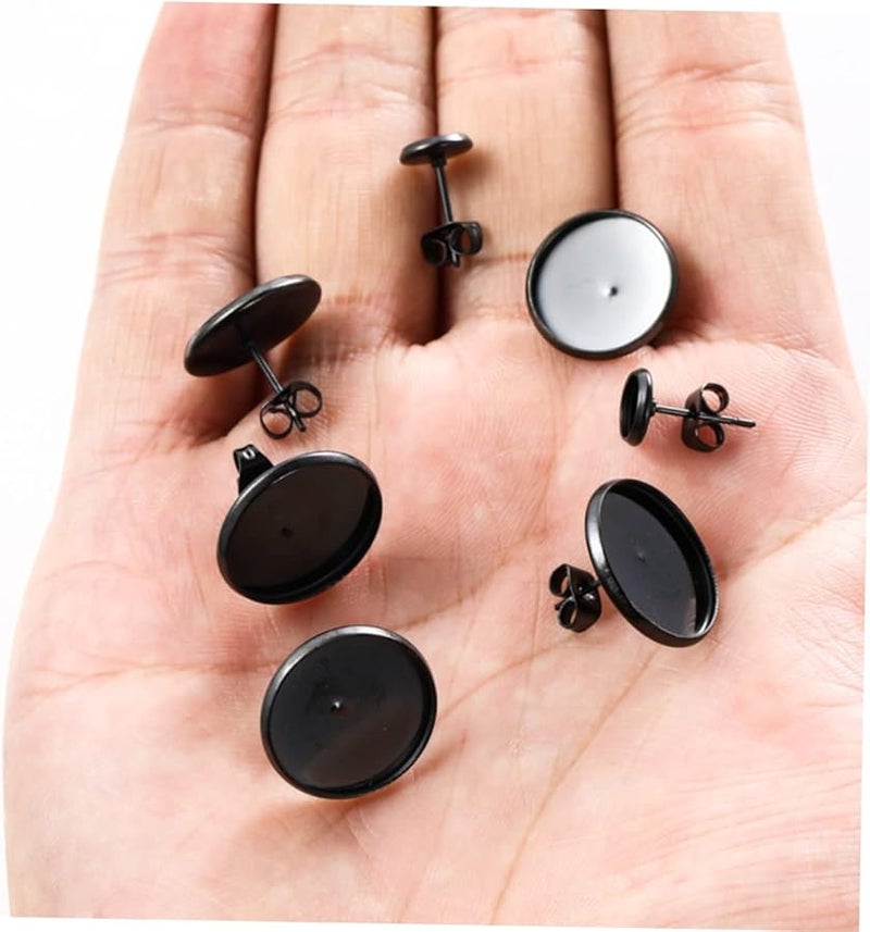 Housoutil 1 قطعة قاعدة صنع أقراط سوداء من الفلين DIY مجموعة أدوات صنع المجوهرات - Image 5